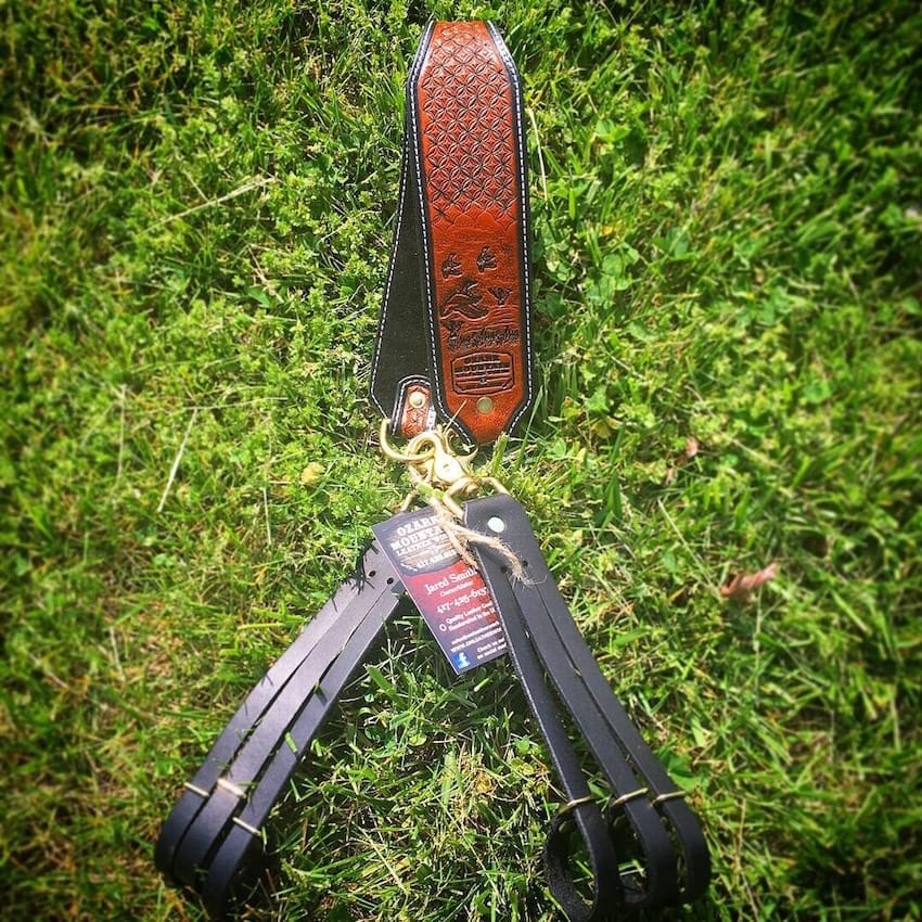 Stamped Leather Lanyards