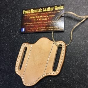 Handmade Leather Trapper Knife Sheath