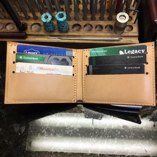 Handmade Bi-Fold Leather Wallet