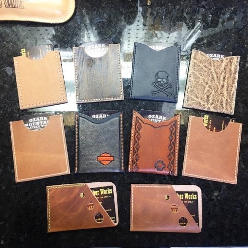 Handmade Leather Business Card Sleeve