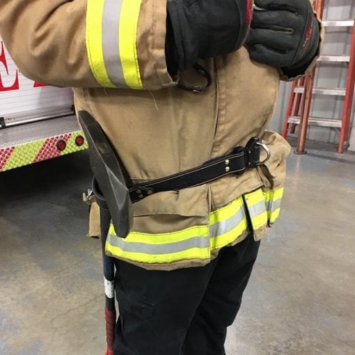 Handmade Leather Firefighter Truck Belts
