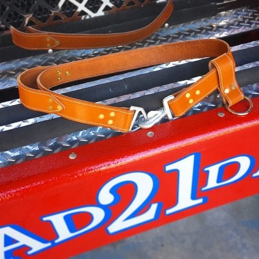Handmade Leather Firefighter Truck Belts
