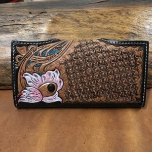 Handmade Leather Ladies Clutch Wallet