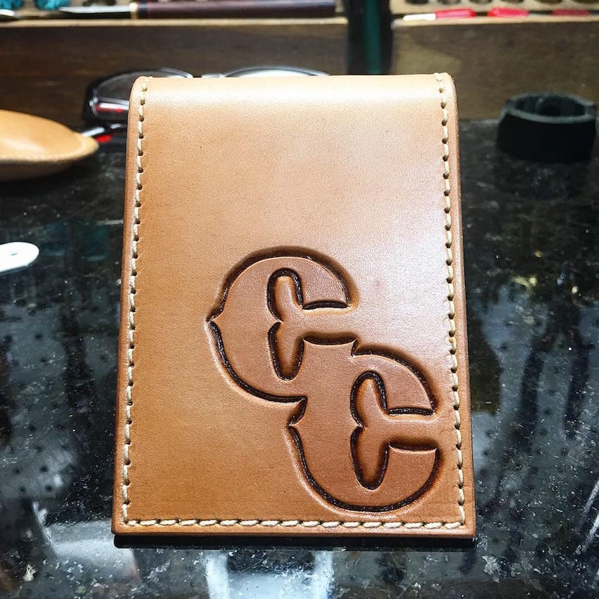 Guccissima Leather Money Clip Wallet