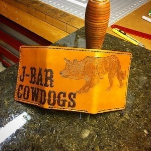 Handmade Leather Tri-Fold Wallet