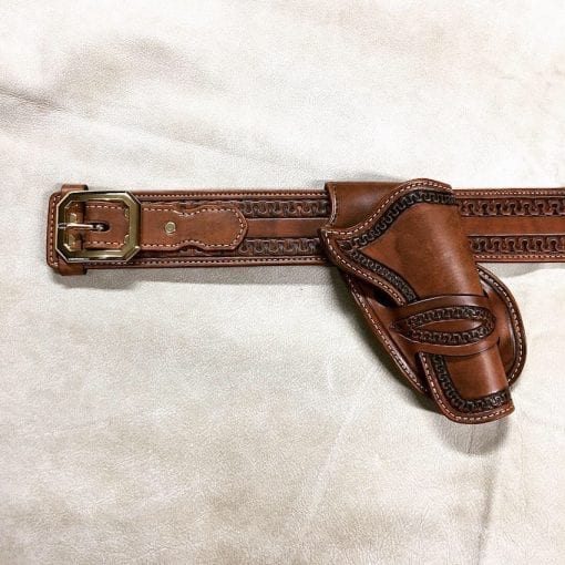 Handmade Leather Western Gun Rig