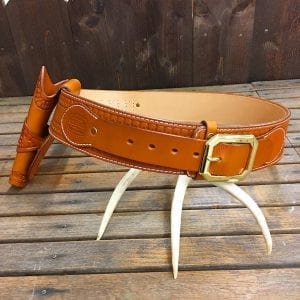 Handmade Leather Western Gun Rig